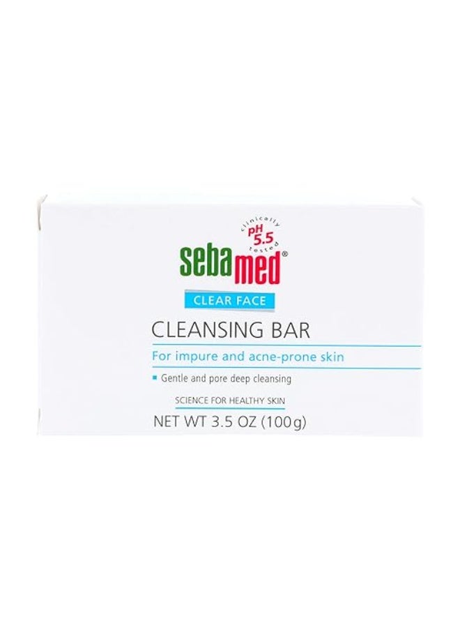 SebaMed Clear Face Cleansing Bar, 100gm & Cleansing Bar Soap-Free for Normal to Oily Skin, 100gm - Image 3